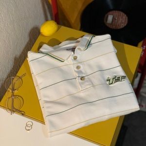 Vintage USF White Polo Boca Classics L